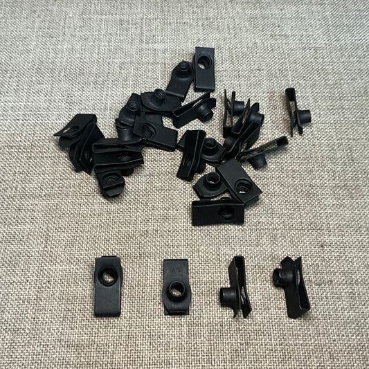 25 Extruded "U" Nuts (Fold Over Nuts) Auveco 10052 GM Ford: 45268-S2 ; 10008002