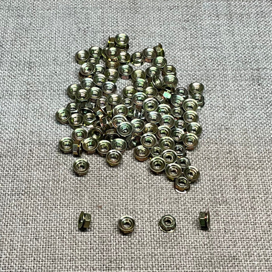 25 Free Spinning Washer Nuts Auveco 16770  #10-24  6100048