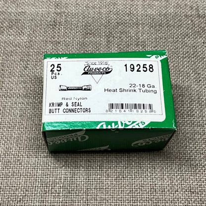 25 Krimp and Seal Heat Shrinking Tubing Auveco 19258, 22 - 18 Gauge Wire Range