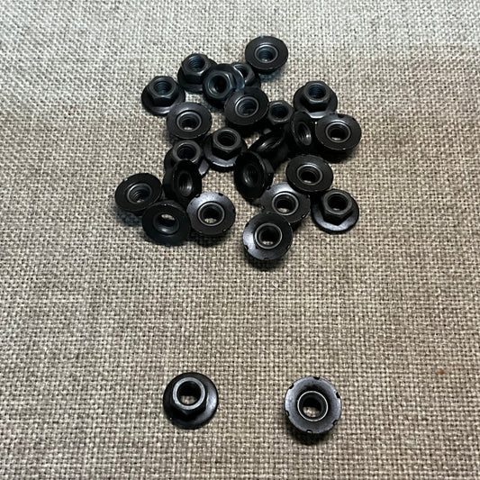 25 Pcs Auveco 12595  Free Spinning Washer Nut 1M6-1.0 6mm Outside Diameter