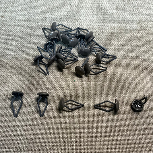 25 Pcs Capped Trim Fasteners 17/32" Head 7/8" Stem for 9/32" Hole Aveco 5961-25