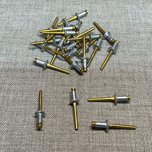 25 Peel Type Rivets Auveco 11852 Ford: 388047-S100 GM: 14078435 From 1978 - On