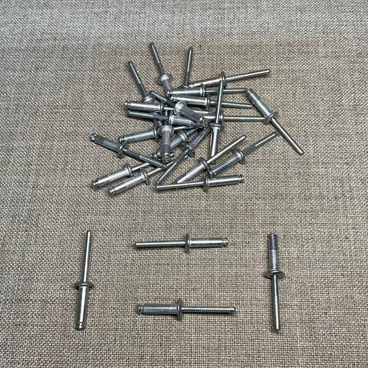 25 Window Regulator Peel Type Rivets Auveco 16838 & 11621 Ford : 385323-S100