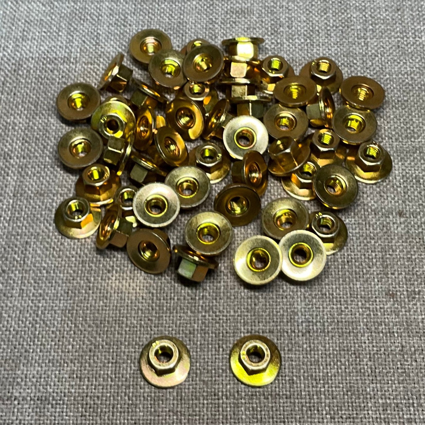 50 Free Spinning Washer Nuts Auveco 16774 Ford Automobiles OEM : N621906-S36