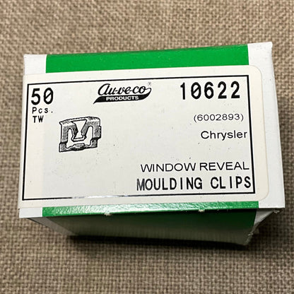 50 Rear Window Reveal Moulding Clips Auveco 10622 Chrysler OEM: 6002893 General