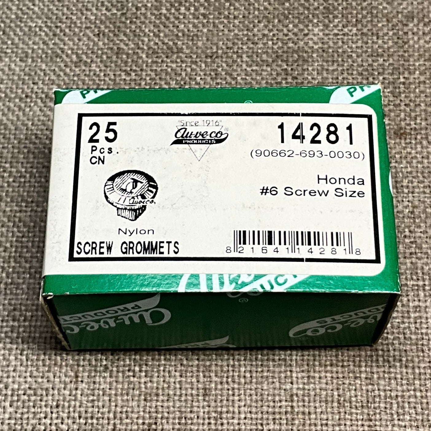 Auveco 14281 Screw Grommet With Sealer Honda 25 pcs.