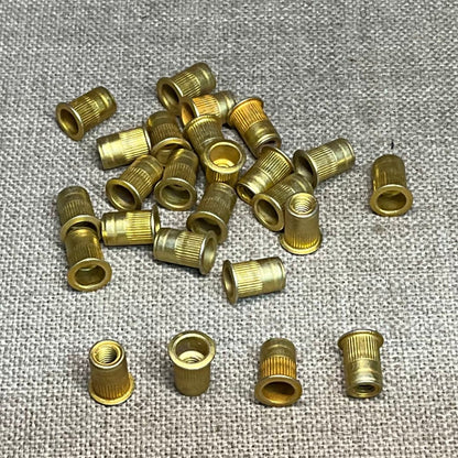 AUVECO 19220 GMM Insert Nut M610 7mm42mm Grip Zinc  Yellow 25 Pcs.