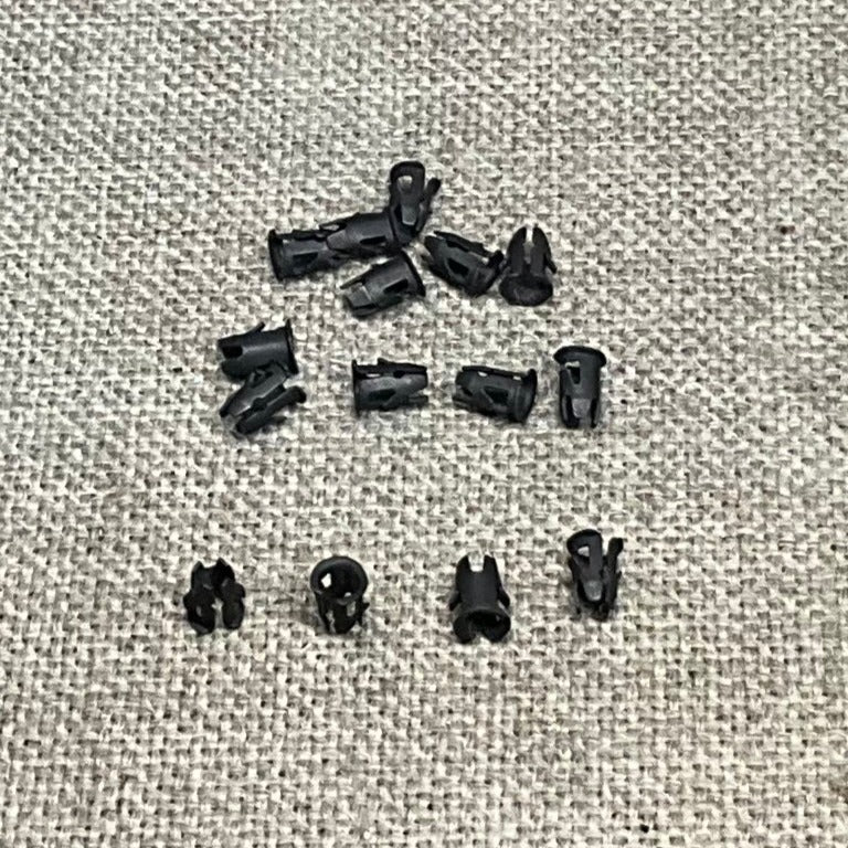 Auveco 2595-15 TUBULAR NUT FOR 1/8 STUD .040-.045 PANEL RANGE Barrel Clip 15 Pcs