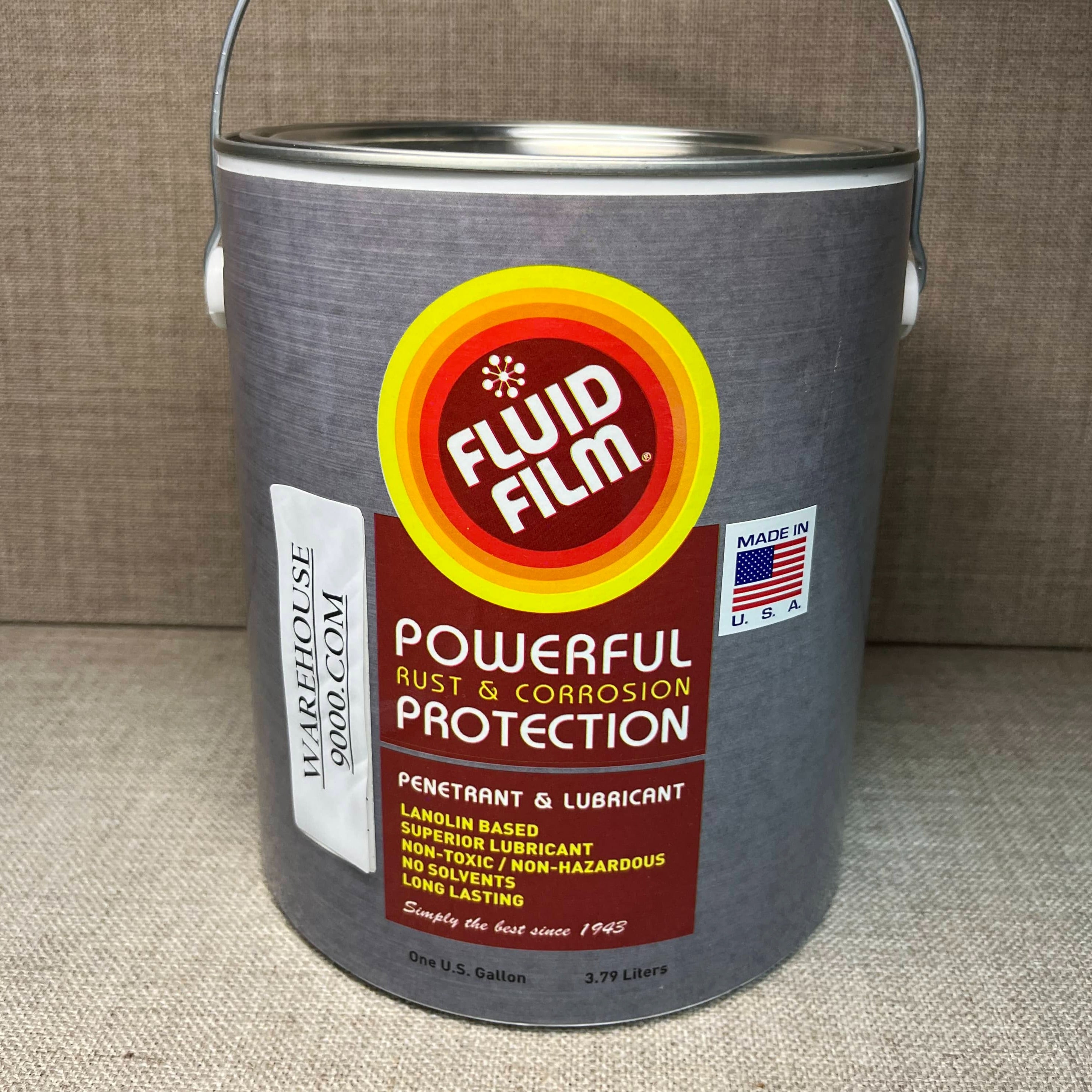1 GALLON Fluid Film NAS Undercoat Rustproofing USA Made Enviornment sa –  Warehouse9000