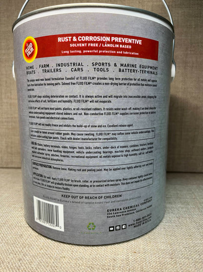 1 GALLON Fluid Film NAS Undercoat Rustproofing USA Made Enviornment safe