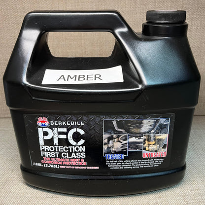 1- Gallon PFC Rust Proofing Lubricating Undercoating  Amber color  Made in USA !