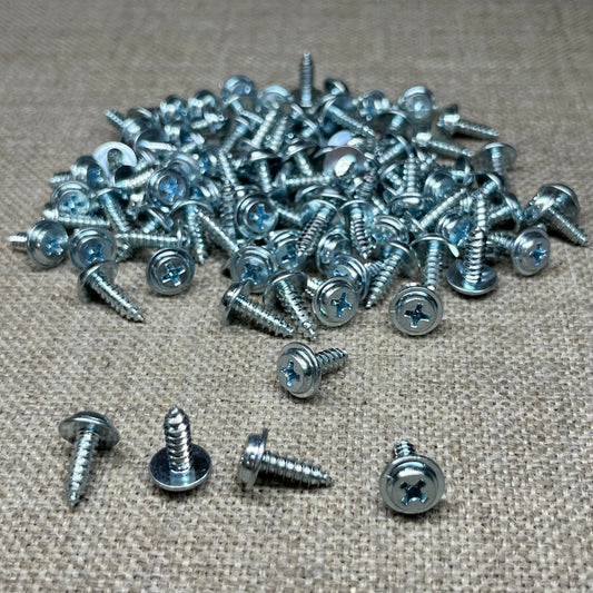 100 CT Phillips Flat Top Washer HD Tapping Screw #8-18 X 1/2" Auveco 13708