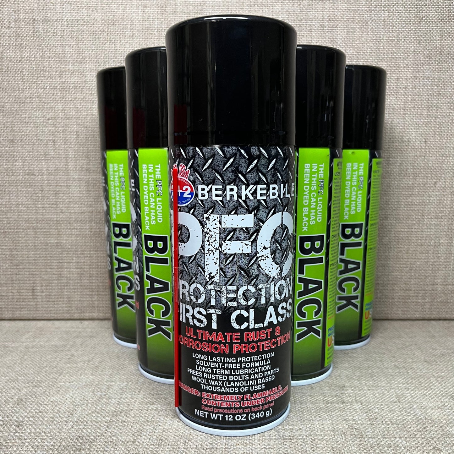 6-  Aerosol Cans of BLACK PFC Ultimate Rust & Corrosion Protection " USA  Made "