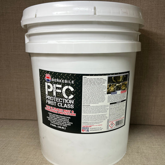 5 Gallon Pail PFC AMBER Protection First Class Rust Proofing  E-Z Pour Lid USA