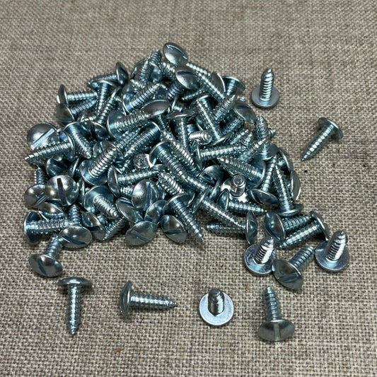 100 License Plate Screws Auveco 9603 Auto Fasteners Car Truck Dealer Body Shops