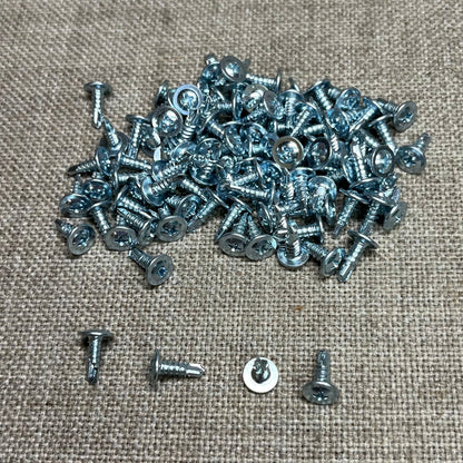 100 Phillips Low Profile Round Washer Head Screws Auveco 15171 Universal Use