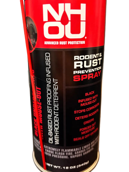 NHOU Black Undercoating with Mouse-Out (12 oz. Can)