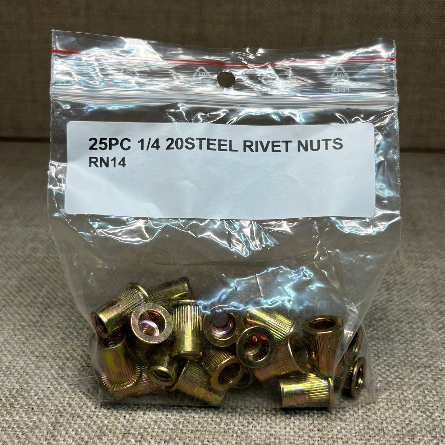 Astro Pneumatic Tool Company RN14 Rivet, 1/4 in - Nut Serts, Nut Setter 25 Pcs