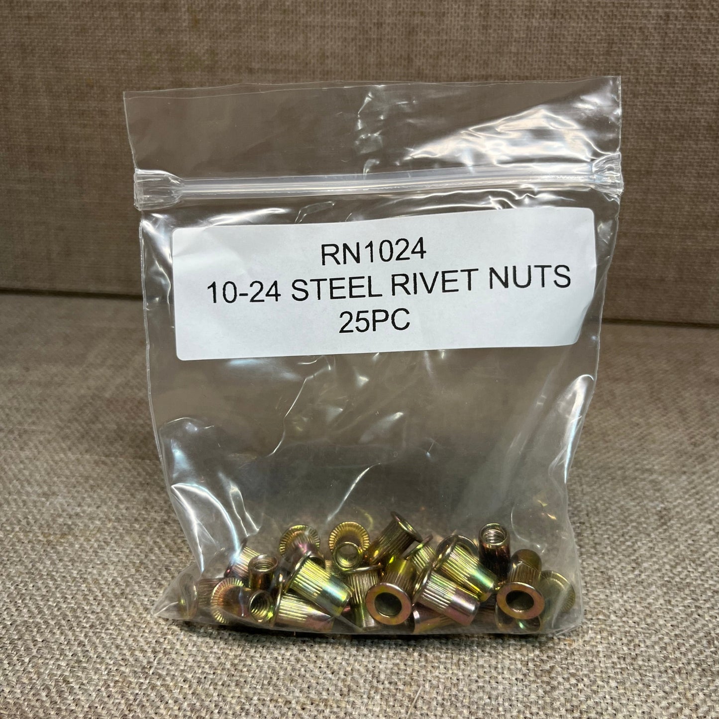 Astro Pneumatic RN1024 10-24 Steel Rivet Nuts  (Nut Serts) (Nut Setter) 25pc