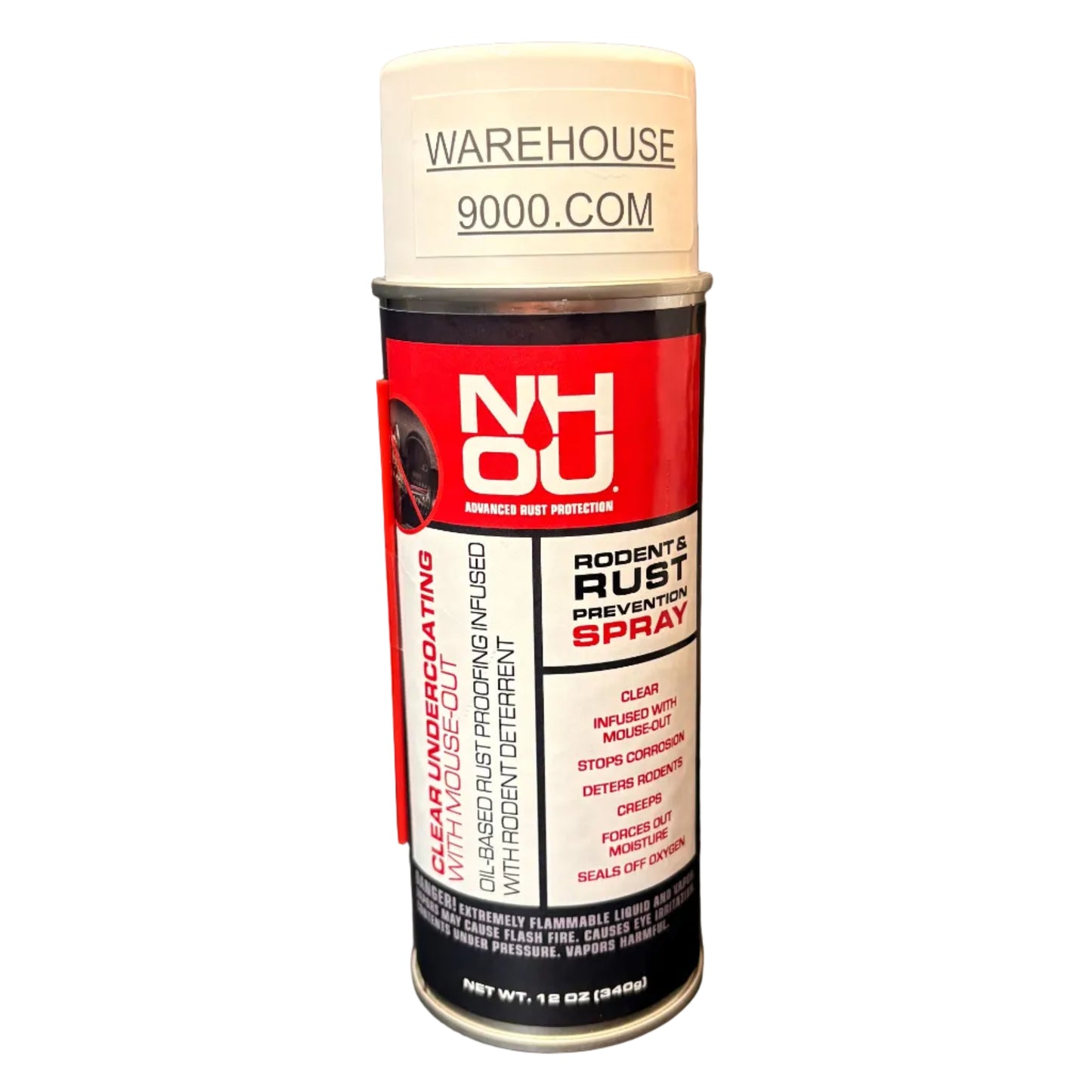 NHOU Mouse-Out Wiring Protection Rodent Deterrent & Rust Proofing (12 oz. Can)
