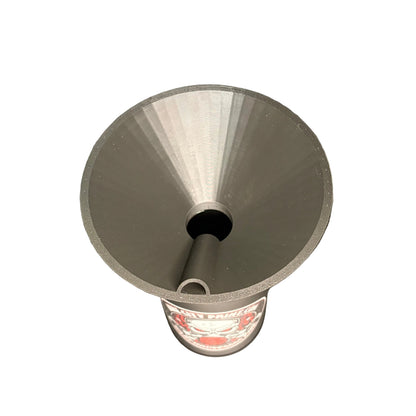 Semi-Pro Undercoating Spray Gun & Custom Threaded Funnel - Straight Wand Kit (3 B Quart Bottles)