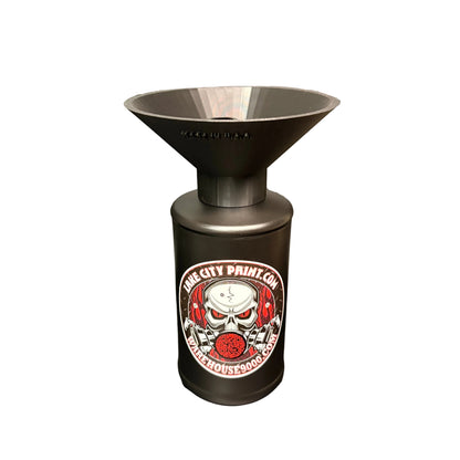 Semi-Pro Undercoating Spray Gun & Custom Threaded Funnel - Straight Wand Kit (3 B Quart Bottles)