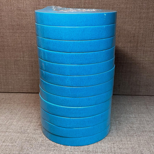 American 12 Rolls 3/4" Blue Auto Masking Tape Similar to 3M Green 18mm x 54.8 m