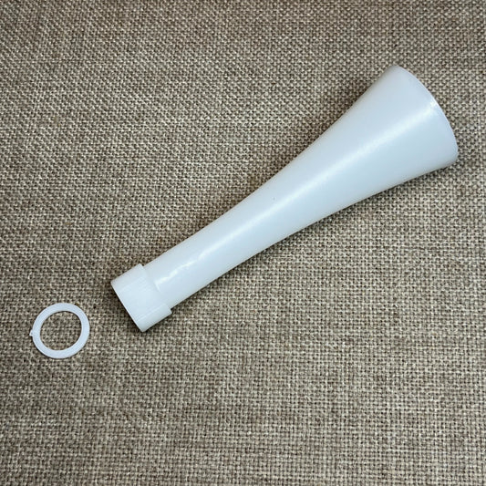 Vortex II Dry Cleaning Gun White Nozzle Cone & Ring Set V-120