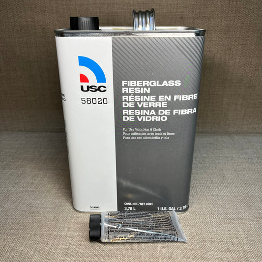 USC Fiberglass Resin 58020 (1 Gallon) With Hardener