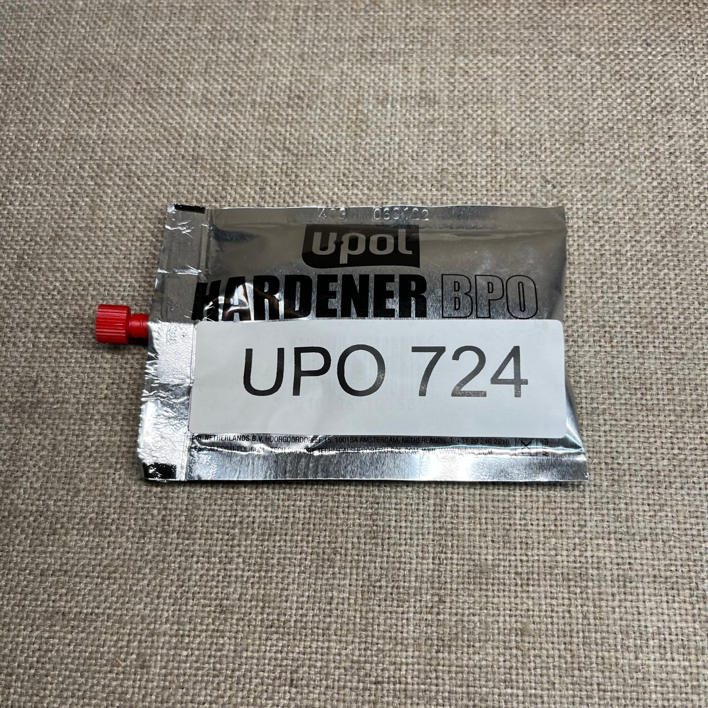 UPO724 UPOL HARDENER FOIL PACK FOR USE WITH FIBROL U-POL REPAIR PASTE