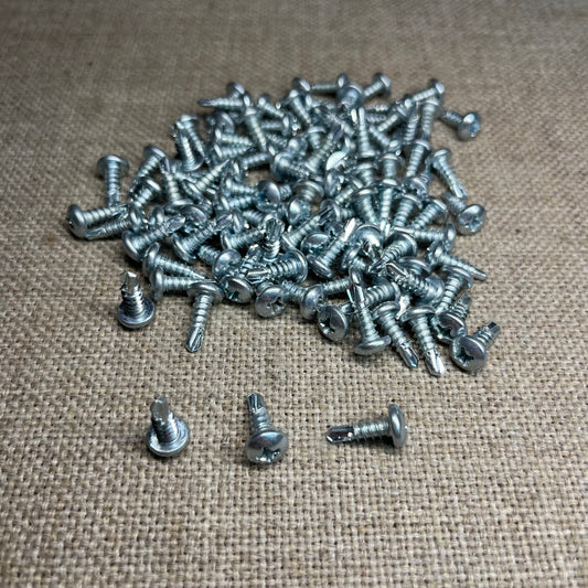 Auveco 9605 #8 X 1/2" Phillips Pan Head TEKS® Tapping Screw - Zinc 100 Pcs.