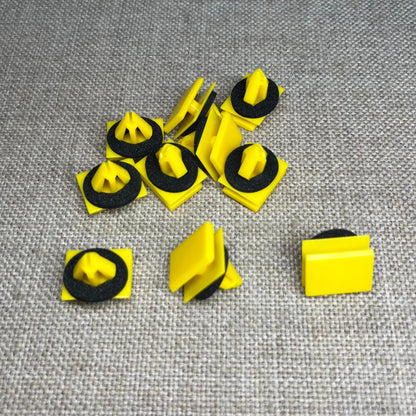 Auveco 20756 Moulding Clip, Yellow Nylon, for GMM 5480852 Qty: 10