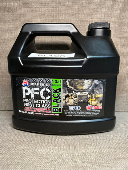 Gallon PFC Black, Pro Undercoating Spray Gun, 24" Straight Wand, 2 Black Quart Bottles, and 50 Rust Plugs