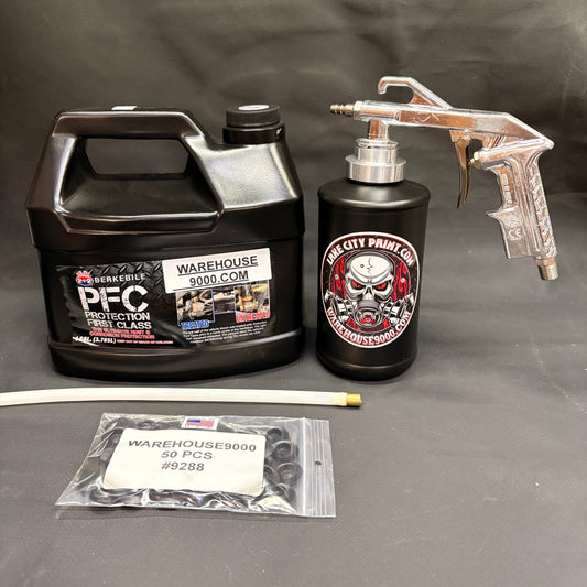 Gal. PFC Amber, Semi Pro Undercoating Gun, 1 Wand, 1 B Qt. Bottle, and 50 Rust Plugs