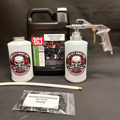 Gal. NH Oil, Semi Pro Undercoating Gun, 1 Wand, 2 W Qt. Bottles, and 50 Rust Plugs