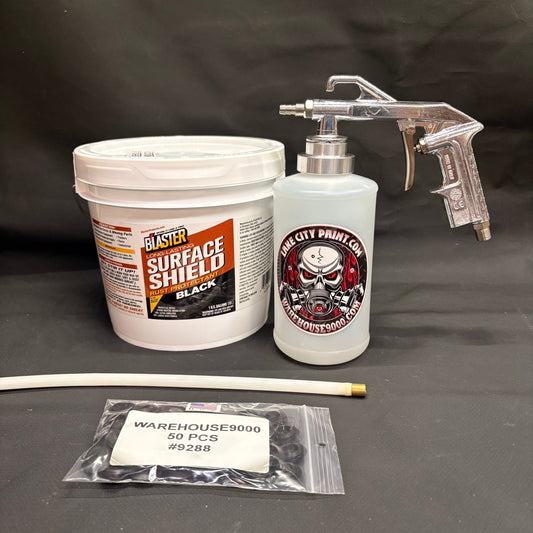 Gal. PB Blaster Black, Semi Pro Undercoating Gun, 1 Wand, 1 W Qt. Bottle, and 50 Rust Plugs