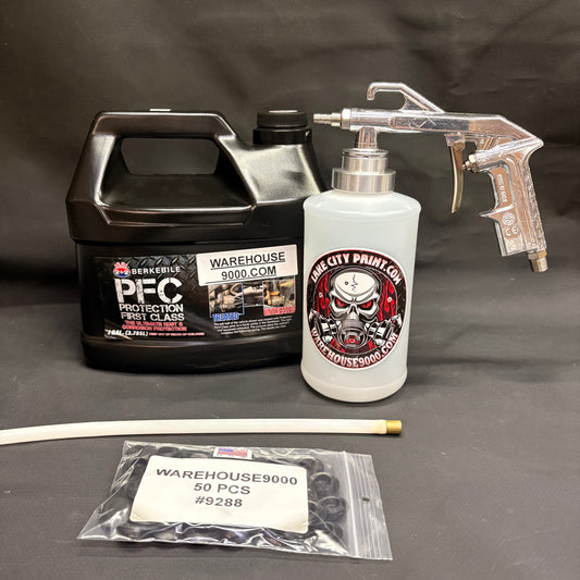 Gal. PFC Amber, Semi Pro Undercoating Gun, 1 Wand, 1 W Qt. Bottle, and 50 Rust Plugs