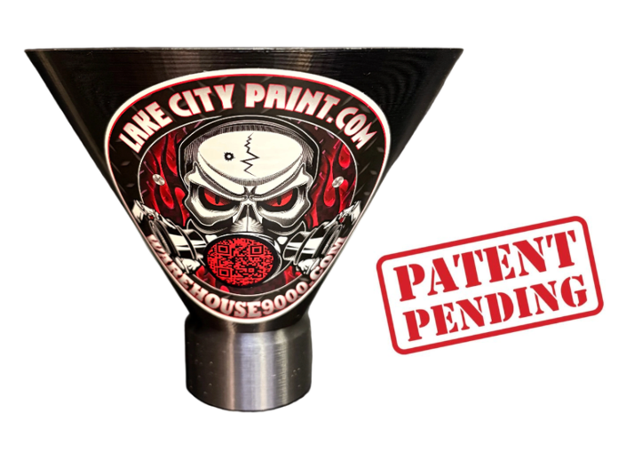 Warehouse9000 Industrial Threaded Quart Bottle Funnel and Quart Bottle (Patent Pending)