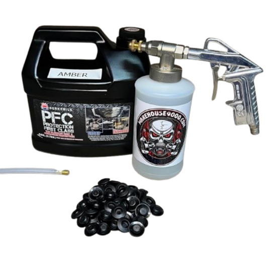 PFC Amber Pro Undercoating Gun – Straight Wand Kit (1 W Quart Bottle)