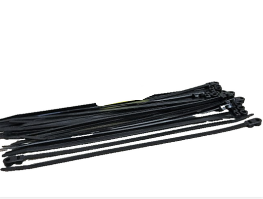 25 Self Clamping Cable Ties with Mounting Hole Auveco 15151 Harness Straps