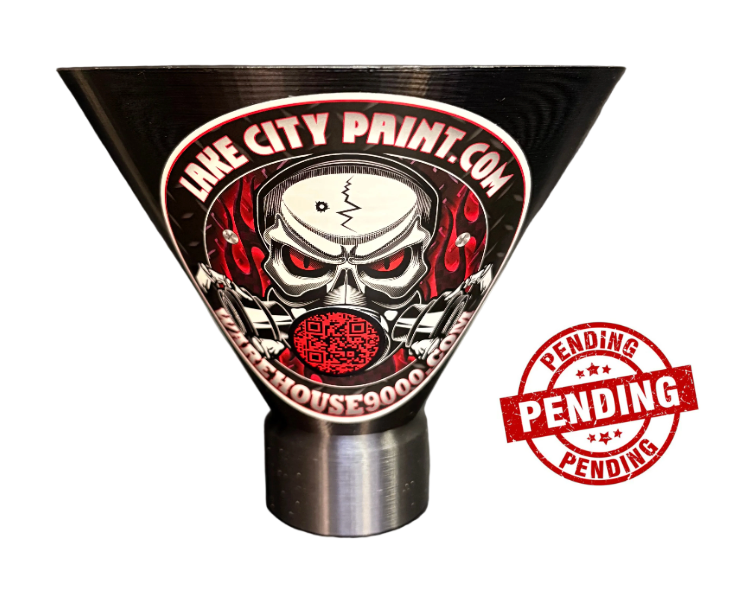 *Patent Pending* Warehouse9000 Industrial Threaded Funnel and Quart Bottle, Eliminate Product Waste with Big Mouth Easy Pour Funnel, Chemical Resistant, High Flow, Shop Grade