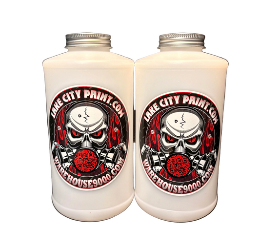 2- New Empty WHITE Quarts for Fluid Film, PFC, Wool Wax, Oil,    USA Made