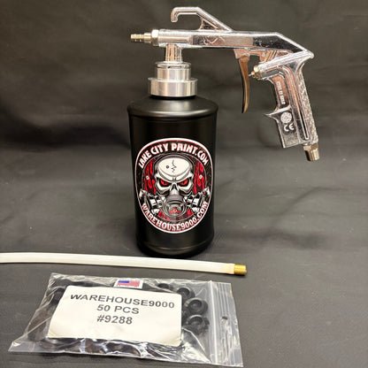 Semi Pro Undercoating Gun, Straight Wand, 1 B Quart Bottle, and 50 Rust Plugs