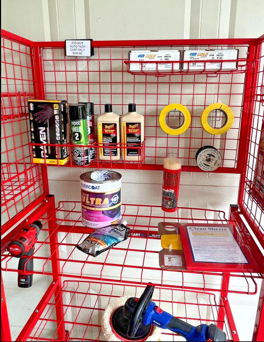 ATD Auto Tech Detailing Cart, Partially Assembled, LOCAL PICKUP ONLY !